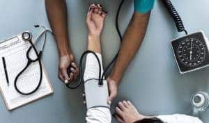la presión arterial
medición de la presión sanguínea