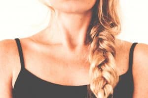 trenza, corte de pelo