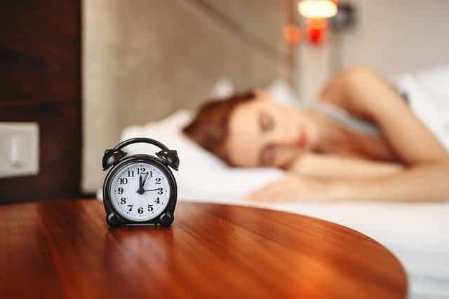 mujer durante el sueño