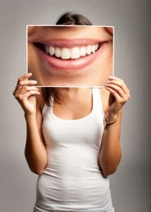 white smile