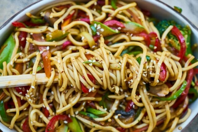 pasta con verduras