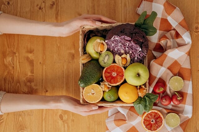  bandeja de alimentos saludables