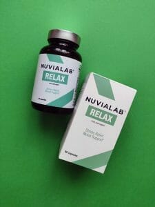 NuviaLab Relax Cápsulas calmantes y estimulantes del ánimo