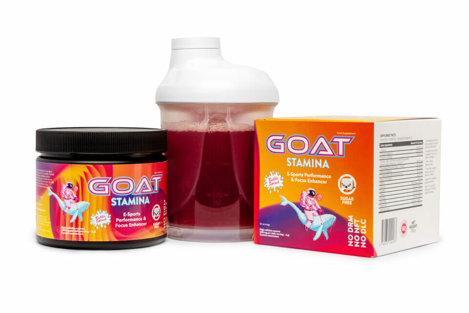 GOAT Stamina nootrópico para jugadores