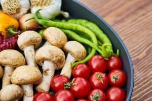 verduras en un bol